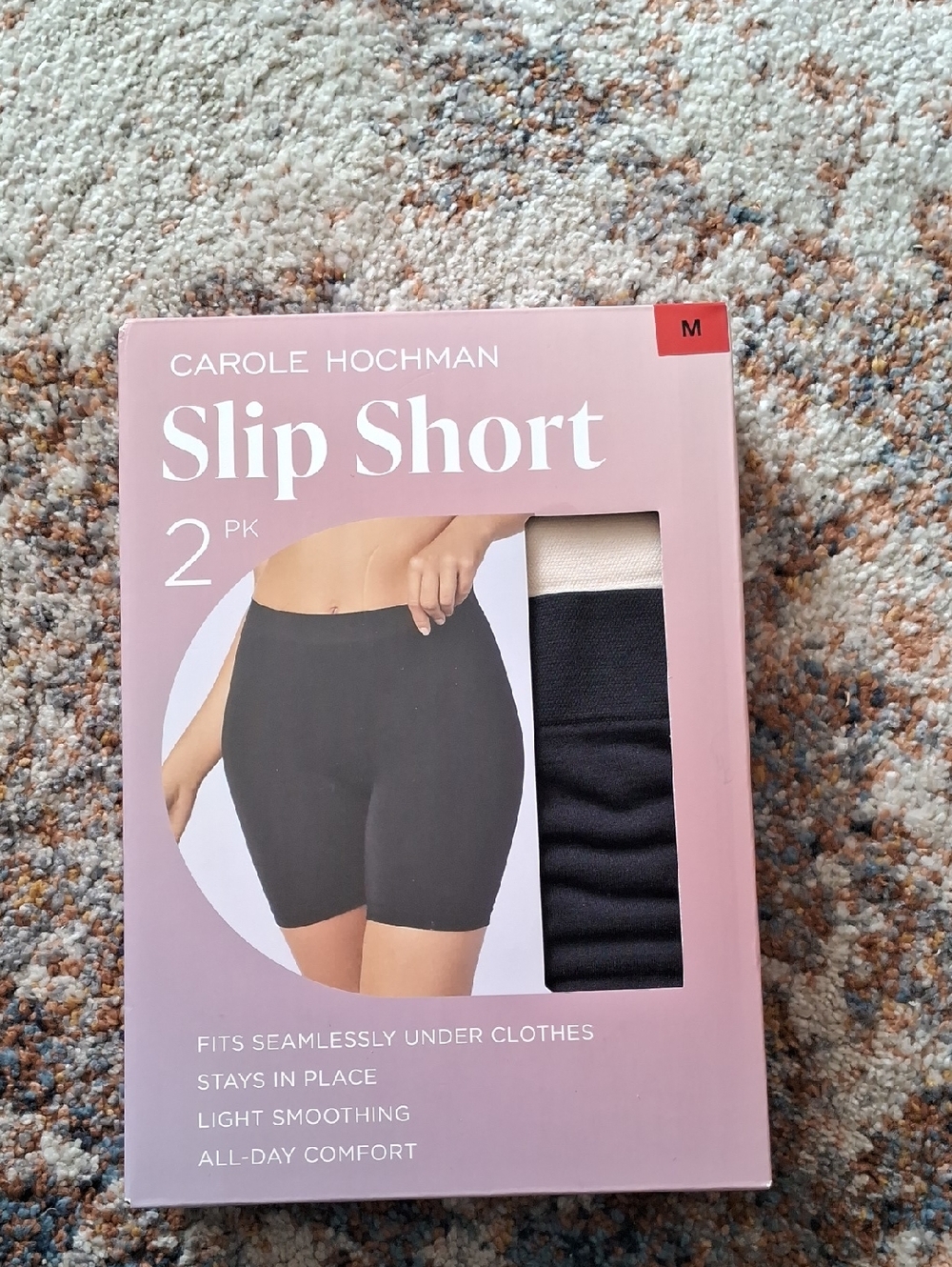 CAROLE HOCHMAN SLIP SHORT WITH 2 IN PACK🎉🎉🎉🎉